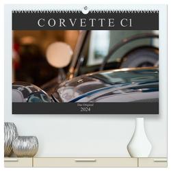 Corvette C1 – Das Original (hochwertiger Premium Wandkalender 2024 DIN A2 quer), Kunstdruck in Hochglanz von Schürholz,  Peter
