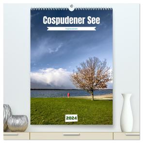 Cospudener See (hochwertiger Premium Wandkalender 2024 DIN A2 hoch), Kunstdruck in Hochglanz von Steinbach,  Manuela
