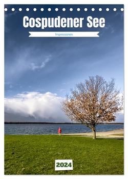 Cospudener See (Tischkalender 2024 DIN A5 hoch), CALVENDO Monatskalender von Steinbach,  Manuela