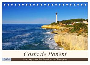Costa de Ponent – Unterwegs zwischen Barcelona und Tarragona (Tischkalender 2024 DIN A5 quer), CALVENDO Monatskalender von LianeM,  LianeM