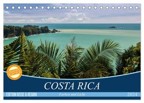 COSTA RICA Farben und Licht (Tischkalender 2024 DIN A5 quer), CALVENDO Monatskalender von Gerber,  Thomas