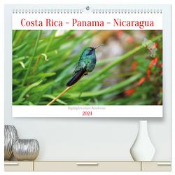 Costa Rica – Panama – Nicaragua (hochwertiger Premium Wandkalender 2024 DIN A2 quer), Kunstdruck in Hochglanz von Berns,  Nicolette