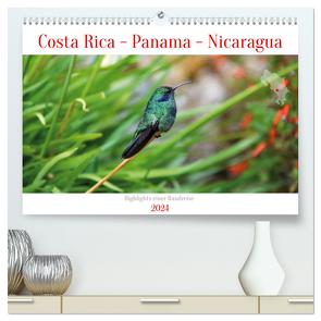 Costa Rica – Panama – Nicaragua (hochwertiger Premium Wandkalender 2024 DIN A2 quer), Kunstdruck in Hochglanz von Berns,  Nicolette