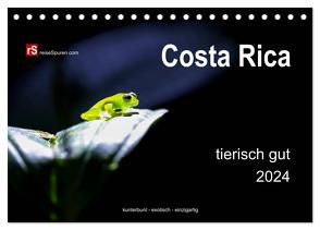 Costa Rica tierisch gut 2024 (Tischkalender 2024 DIN A5 quer), CALVENDO Monatskalender von Bergwitz,  Uwe