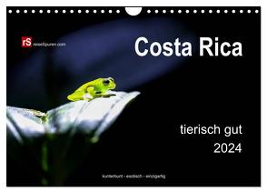 Costa Rica tierisch gut 2024 (Wandkalender 2024 DIN A4 quer), CALVENDO Monatskalender von Bergwitz,  Uwe