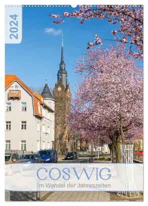 Coswig – Im Wandel der Jahreszeiten (Wandkalender 2024 DIN A2 hoch), CALVENDO Monatskalender von Hanke,  Gabriele