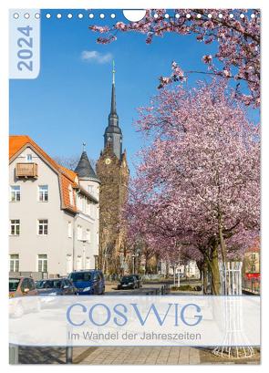 Coswig – Im Wandel der Jahreszeiten (Wandkalender 2024 DIN A4 hoch), CALVENDO Monatskalender von Hanke,  Gabriele