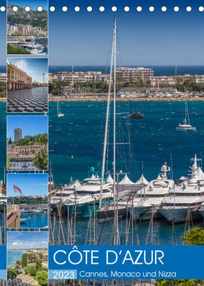 CÔTE D’AZUR Cannes, Monaco und Nizza (Tischkalender 2023 DIN A5 hoch) von Viola,  Melanie