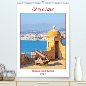 Côte d’Azur – Reiseziel am Mittelmeer (Premium, hochwertiger DIN A2 Wandkalender 2021, Kunstdruck in Hochglanz) von Schwarze,  Nina