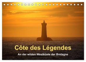 Côte des Légendes An der wilden Westküste der Bretagne (Tischkalender 2024 DIN A5 quer), CALVENDO Monatskalender von Benoît,  Etienne
