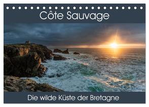 Côte Sauvage – Die wilde Küste der Bretagne (Tischkalender 2024 DIN A5 quer), CALVENDO Monatskalender von Gerber,  Thomas