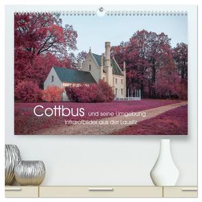 Cottbus und seine Umgebung in Infrarot (hochwertiger Premium Wandkalender 2024 DIN A2 quer), Kunstdruck in Hochglanz von Winzer,  Martin