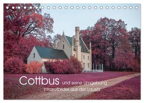 Cottbus und seine Umgebung in Infrarot (Tischkalender 2024 DIN A5 quer), CALVENDO Monatskalender von Winzer,  Martin