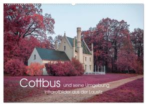 Cottbus und seine Umgebung in Infrarot (Wandkalender 2024 DIN A2 quer), CALVENDO Monatskalender von Winzer,  Martin