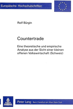 Countertrade von Bürgin,  Rolf