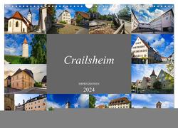 Crailsheim Impressionen (Wandkalender 2024 DIN A3 quer), CALVENDO Monatskalender von Meutzner,  Dirk