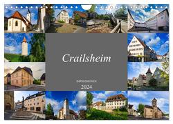 Crailsheim Impressionen (Wandkalender 2024 DIN A4 quer), CALVENDO Monatskalender von Meutzner,  Dirk