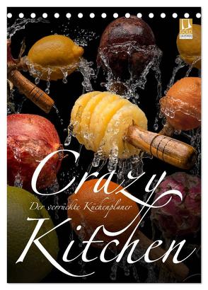 Crazy Kitchen – Der verrückte Küchenplaner (Tischkalender 2024 DIN A5 hoch), CALVENDO Monatskalender von Bruhn,  Olaf