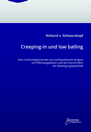 Creeping-in und low balling von von Schwarzkopf,  Richard