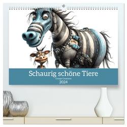 Creepy Creatures (hochwertiger Premium Wandkalender 2024 DIN A2 quer), Kunstdruck in Hochglanz von Dittmann,  Bettina