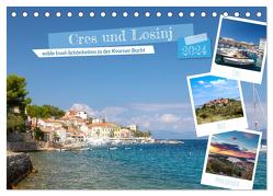 Cres und Losinj, wilde Insel-Schönheiten in der Kvarner Bucht (Tischkalender 2024 DIN A5 quer), CALVENDO Monatskalender von Grellmann Photography,  Tilo