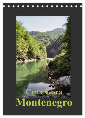 Crna Gora – Montenegro (Tischkalender 2024 DIN A5 hoch), CALVENDO Monatskalender von Hülsermann,  Oliver