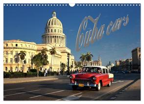 Cuba Cars (CH-Version) (Wandkalender 2024 DIN A3 quer), CALVENDO Monatskalender von Krajnik,  André