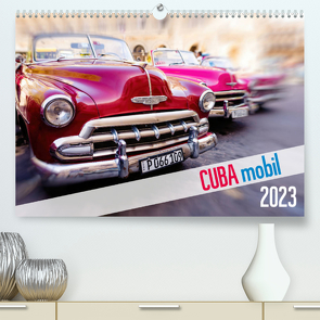 Cuba mobil – Kuba Autos (Premium, hochwertiger DIN A2 Wandkalender 2023, Kunstdruck in Hochglanz) von Tuschy,  Micha