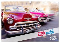 Cuba mobil – Kuba Autos (Wandkalender 2024 DIN A3 quer), CALVENDO Monatskalender von Tuschy,  Micha