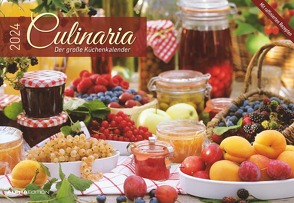 Culinaria – Der große Küchenkalender 2024 – Bildkalender 42×29 cm (42×58 geöffnet) – Rezeptkalender – inkl. Saisonkalender – mit Platz für Notizen
