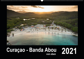 Curaçao – Banda Abou von oben (Wandkalender 2021 DIN A2 quer) von - Yvonne & Tilo Kühnast,  naturepics