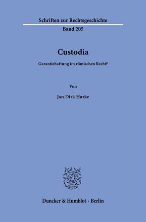 Custodia. von Harke,  Jan Dirk