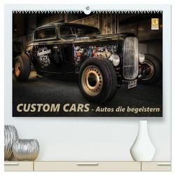 Custom Cars – Autos die begeistern (hochwertiger Premium Wandkalender 2024 DIN A2 quer), Kunstdruck in Hochglanz von Swierczyna,  Eleonore