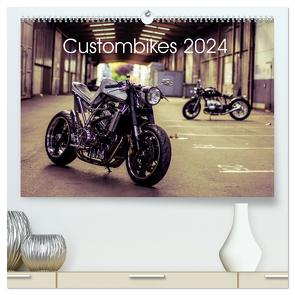 Custombikes 2024 (hochwertiger Premium Wandkalender 2024 DIN A2 quer), Kunstdruck in Hochglanz von Snpshts-Fotografie,  Snpshts-Fotografie