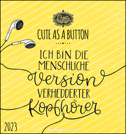Cute as a button 2023 – Postkarten-Kalender – Kalender-mit-Postkarten – zum-raustrennen – 16×17