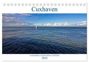 Cuxhaven, Landschaften zwischen Küste und Heide (Tischkalender 2024 DIN A5 quer), CALVENDO Monatskalender von / Detlef Thiemann,  DT-Fotografie