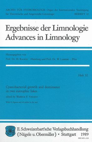 Cyanobacterial growth and dominance in two eutrophic lakes von Vincent,  Warwick F