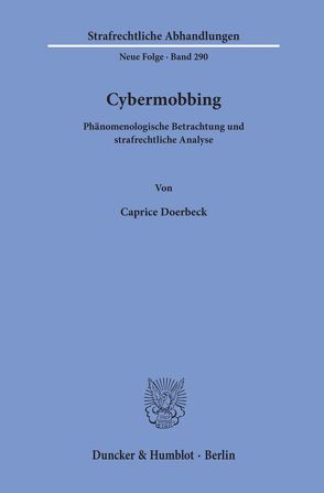Cybermobbing. von Doerbeck,  Caprice