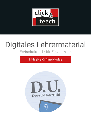 D.U. – DeutschUnterricht – Bayern / D.U. Bayern click & teach 9 Box von Birkner,  Nicola, Egloffstein,  Ute, Fuchs,  Gunter, Gierse,  Cora, Hammer-Bernhard,  Eva, Harnischmacher,  Bettina, Klossek,  Julia, Rauwolf,  Stefan, Reif,  Lukas, Schlegel,  Daniela, Schönwetter,  Simone, Stumbaum,  Alexandra, Thiede-Kumher,  Elisabeth, Trumm,  Tanja, Weidung,  Markus, Wolfsteiner,  Beate, Zimmer,  Thorsten