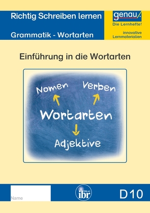 D10 – Grammatik – Einführung in die Wortarten von Henkel,  Cornelia
