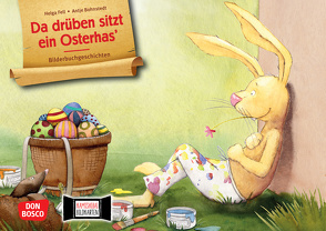 Da drüben sitzt ein Osterhas. Kamishibai Bildkartenset. von Bohnstedt,  Antje, Fell,  Helga
