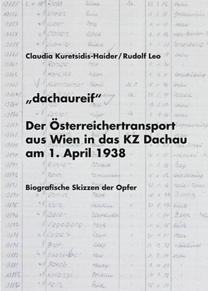 „dachaureif“ von Kuretsidis,  Claudia, Leo,  Rudolf, Mehany-Mitterrutzner,  Christa