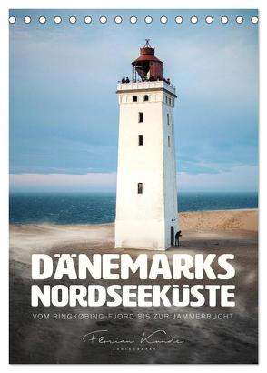 Dänemarks Nordseeküste – Vom Ringkøbing-Fjord bis zur Jammerbucht (Tischkalender 2024 DIN A5 hoch), CALVENDO Monatskalender von Kunde,  Florian
