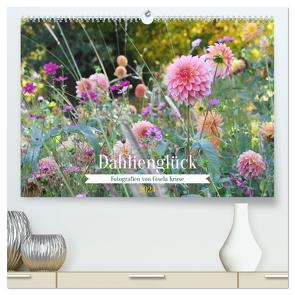 Dahlienglück (hochwertiger Premium Wandkalender 2024 DIN A2 quer), Kunstdruck in Hochglanz von Kruse,  Gisela