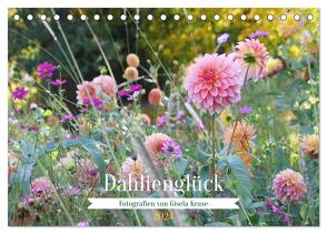 Dahlienglück (Tischkalender 2024 DIN A5 quer), CALVENDO Monatskalender von Kruse,  Gisela