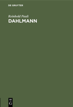 Dahlmann von Pauli,  Reinhold