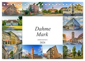Dahme Mark Impressionen (Tischkalender 2024 DIN A5 quer), CALVENDO Monatskalender von Meutzner,  Dirk