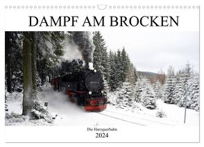 Dampf am Brocken – Die Harzquerbahn (Wandkalender 2024 DIN A3 quer), CALVENDO Monatskalender von Gerstner,  Wolfgang