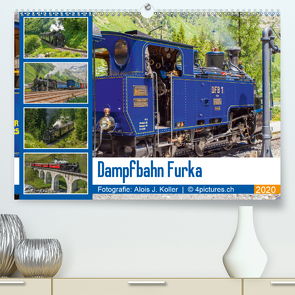 Dampfbahn Furka 2020CH-Version (Premium, hochwertiger DIN A2 Wandkalender 2020, Kunstdruck in Hochglanz) von J. Koller 4Pictures.ch,  Alois