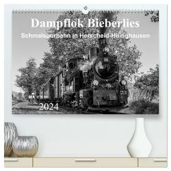 Dampflok Bieberlies in Herscheid-Hüinghausen (hochwertiger Premium Wandkalender 2024 DIN A2 quer), Kunstdruck in Hochglanz von Rein,  Simone